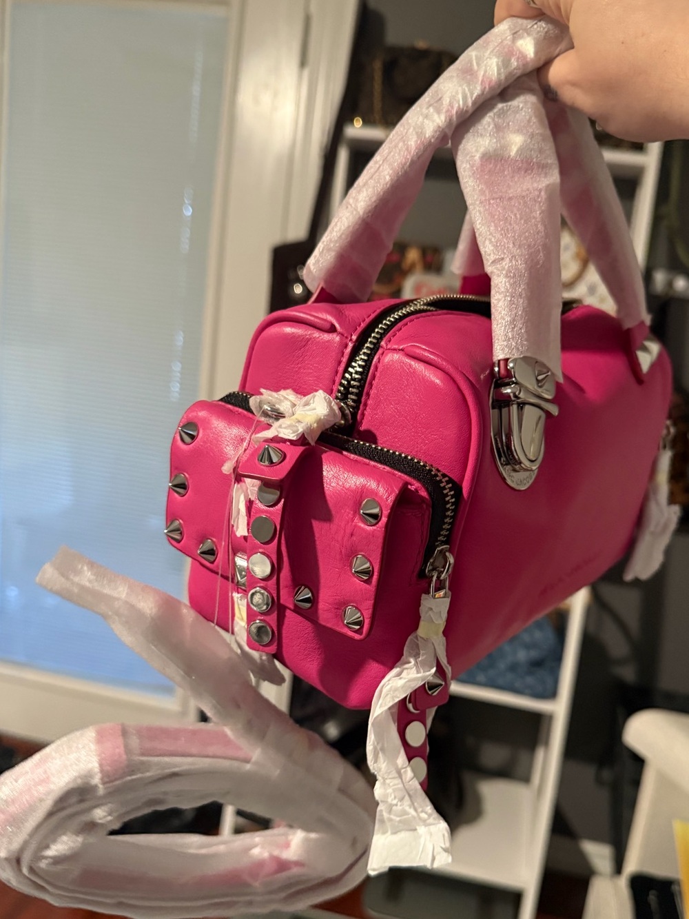 Marc Jacobs The Studded Pushlock Mini Satchel - Picture 4 of 5